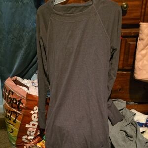 !!. Ladies M Dark Gray Long Sleeve Top